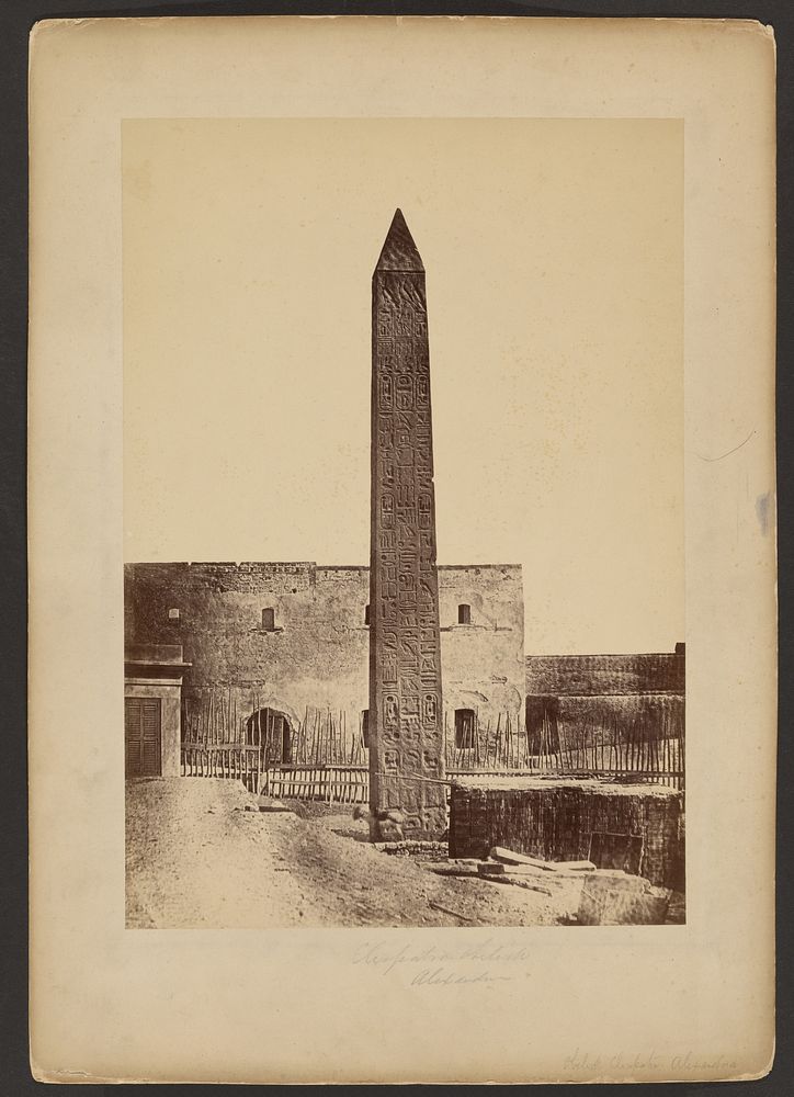 Cleopatra's Obelisk, Alexandria by Wilhelm Hammerschmidt