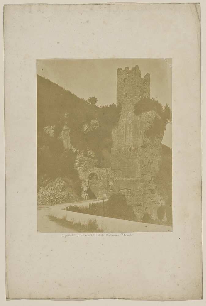 Aqueduct on the way to Castel Madama, Tivoli