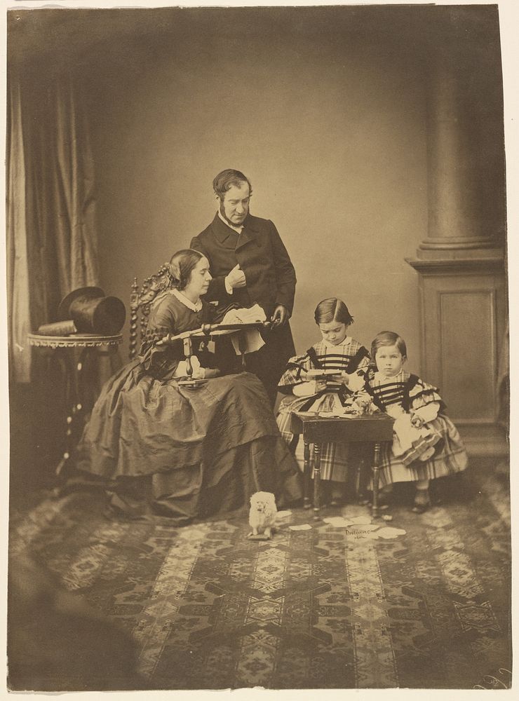 Family Portrait by André Adolphe Eugène Disdéri