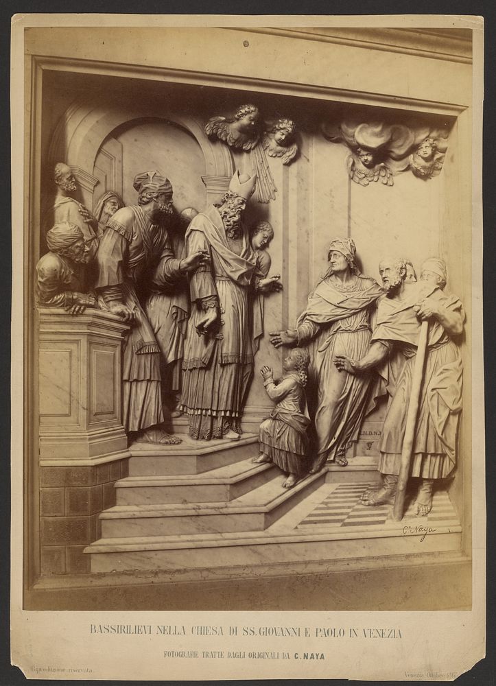 Bas Relief from the Church of Sts. John and Paul in Venice by Carlo Naya