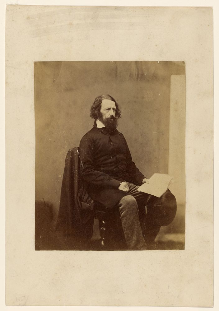 Alfred, Lord Tennyson by John Jabez Edwin Mayall