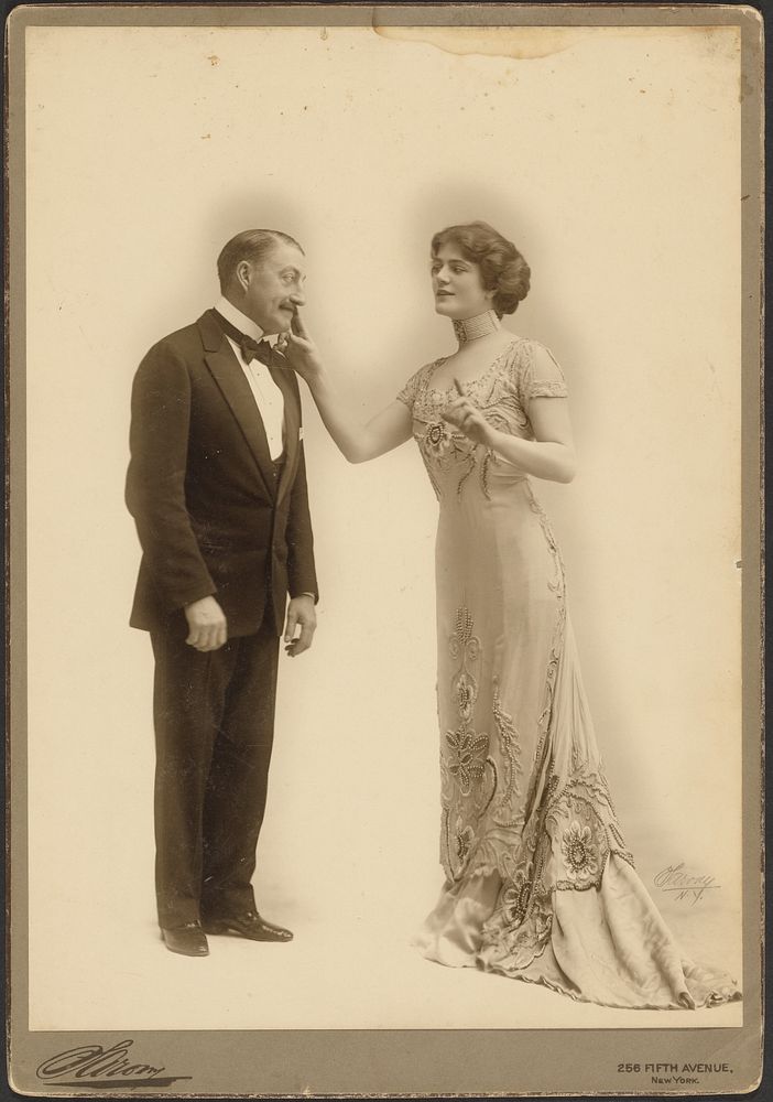 John Drew, Jr. and woman by Napoleon Sarony