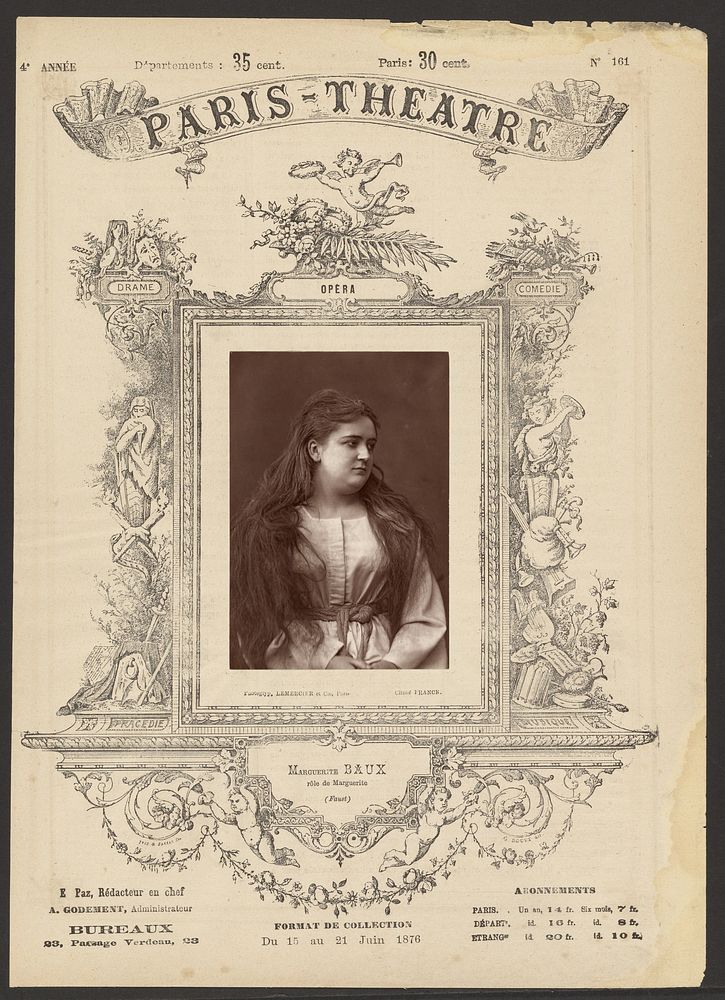 Marguerite Baux by Franck François Marie Louis Alexandre Gobinet de Villecholles