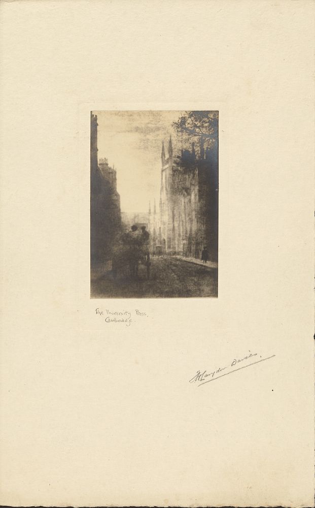 The University Press, Cambridge by Frederick H Langdon Davies