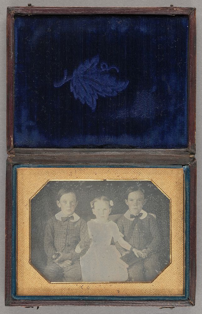 Portrait of Two Boys and a Girl