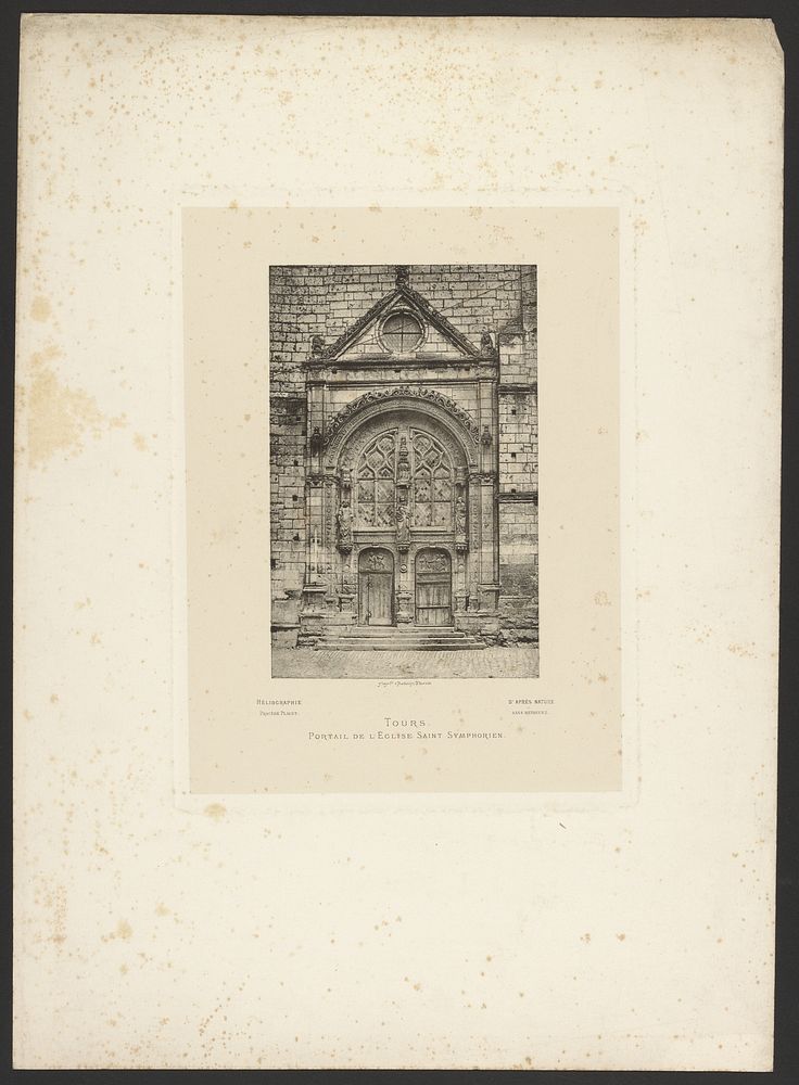 Tours, Portail de l'Église Saint Symphorien by Chatain
