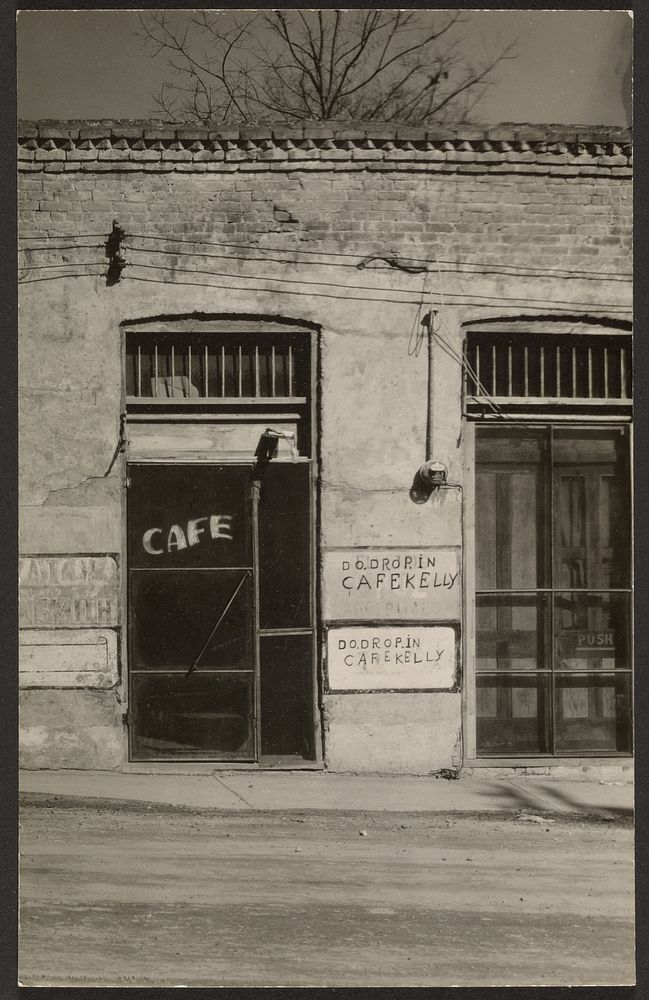 Storefronts, Edwards, Mississippi by Walker Evans