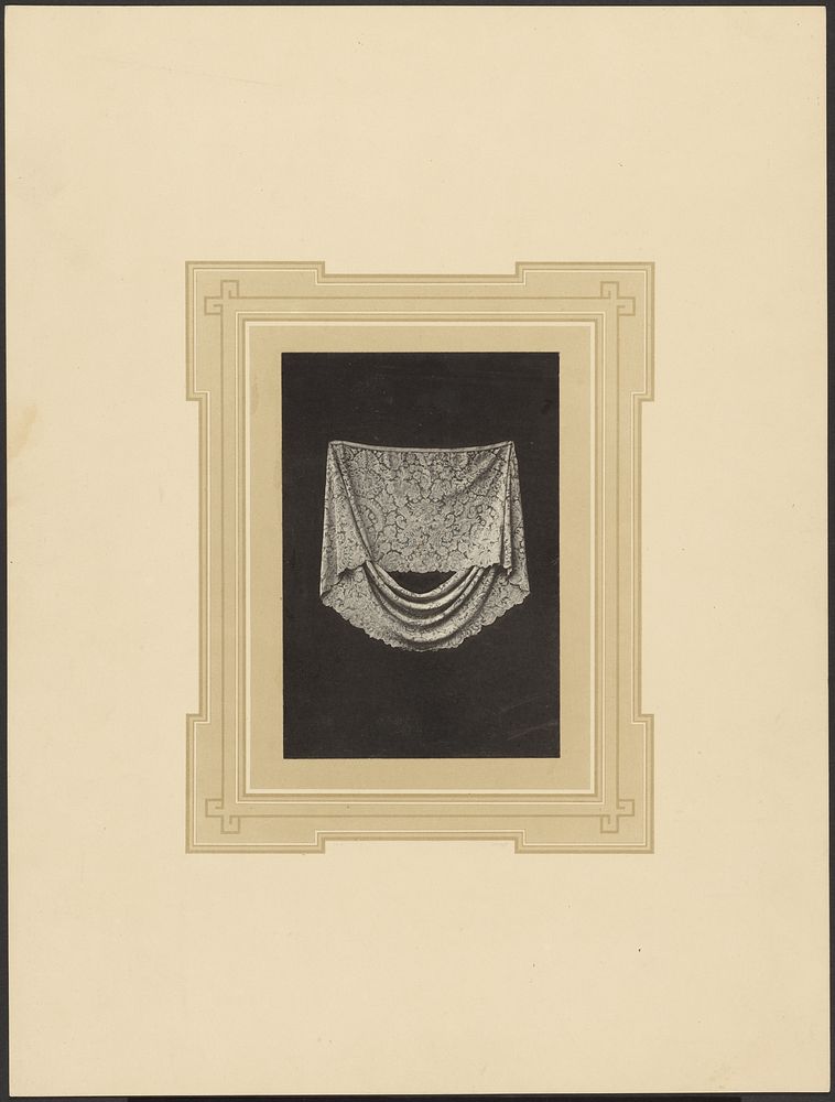 Still Life of Draped Lace by Alphonse Louis Poitevin