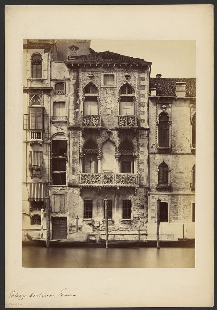 Palazzo Contarini Fasan by Carlo Ponti