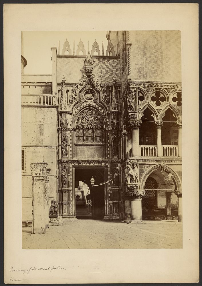 Porta del Palazzo Ducale by Carlo Ponti
