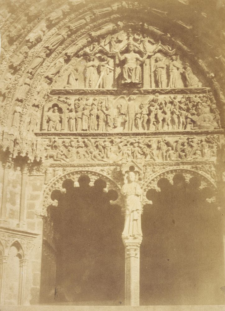 The tympanum of Bourges Cathedral by Pierre Émile Joseph Pécarrère