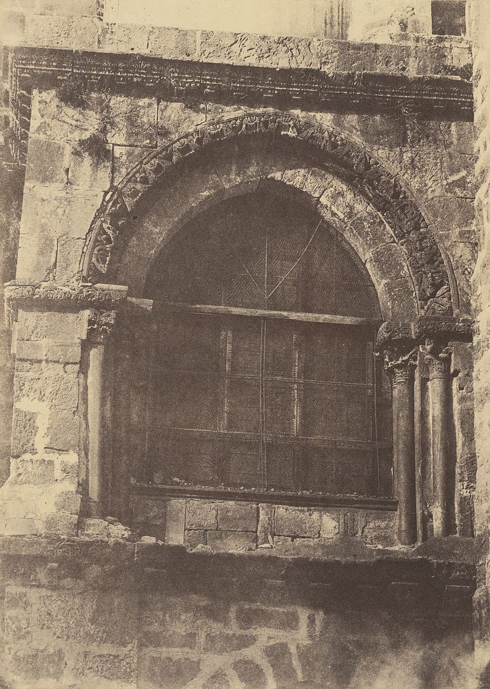 Jérusalem. Saint Sépulcre. Détails de le [sic] Chapelle du Calvaire by Auguste Salzmann and Louis Désiré Blanquart Evrard
