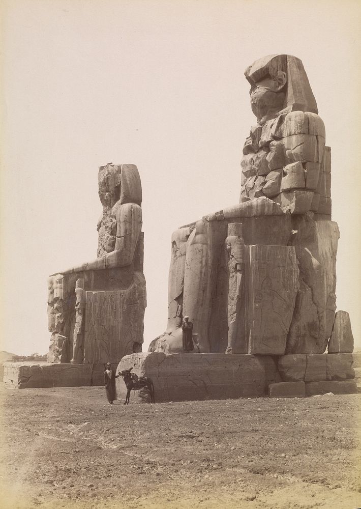 Colossus of Memnon] / [Colosses de Memnon by Antonio Beato