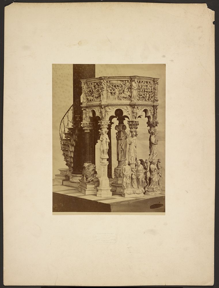 Pulpit by John of Pisa by Giacomo Brogi