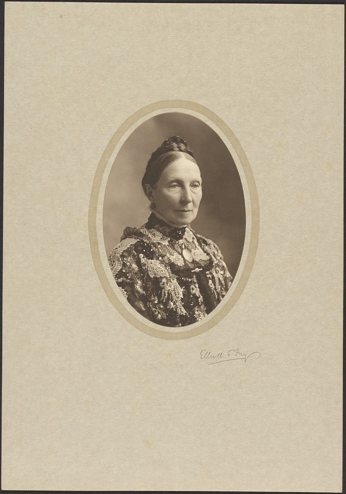Portrait of Mrs. Knowles by Elliott and Fry