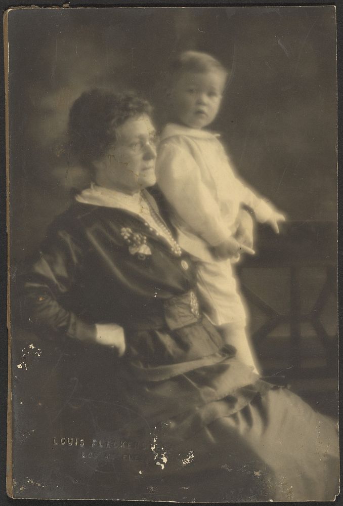 Portrait of a Woman and Child by Louis Fleckenstein