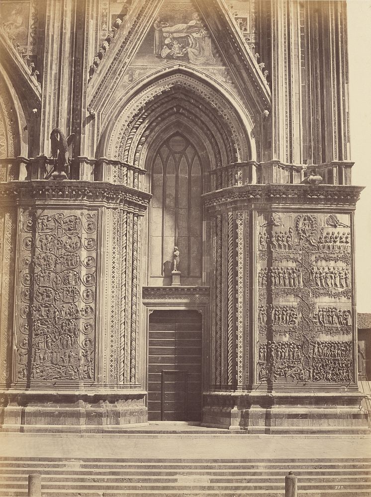 Door, Orvieto Cathedral by Fratelli Alinari