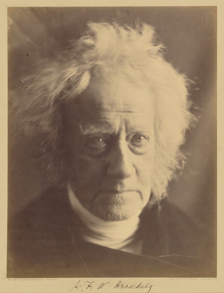 J.F.W. Herschel by Julia Margaret Cameron