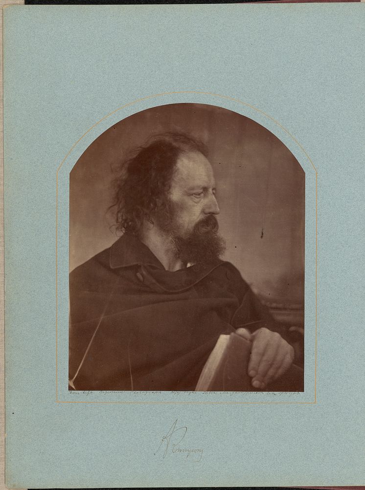 A. Tennyson by Julia Margaret Cameron