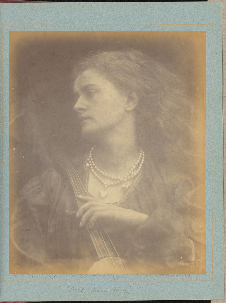 "And Enid Sang" by Julia Margaret Cameron