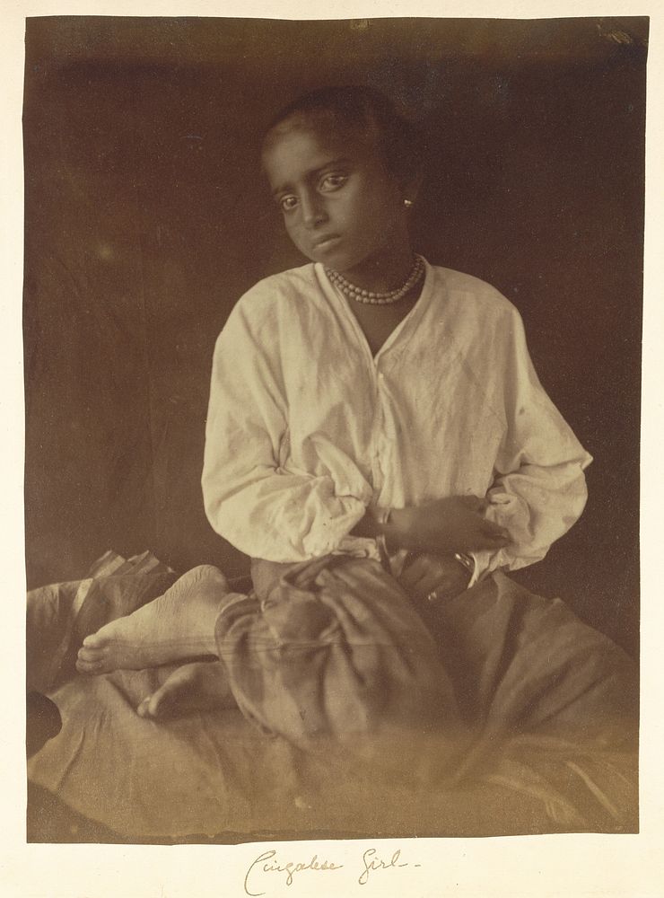 Girl, Ceylon by Julia Margaret Cameron