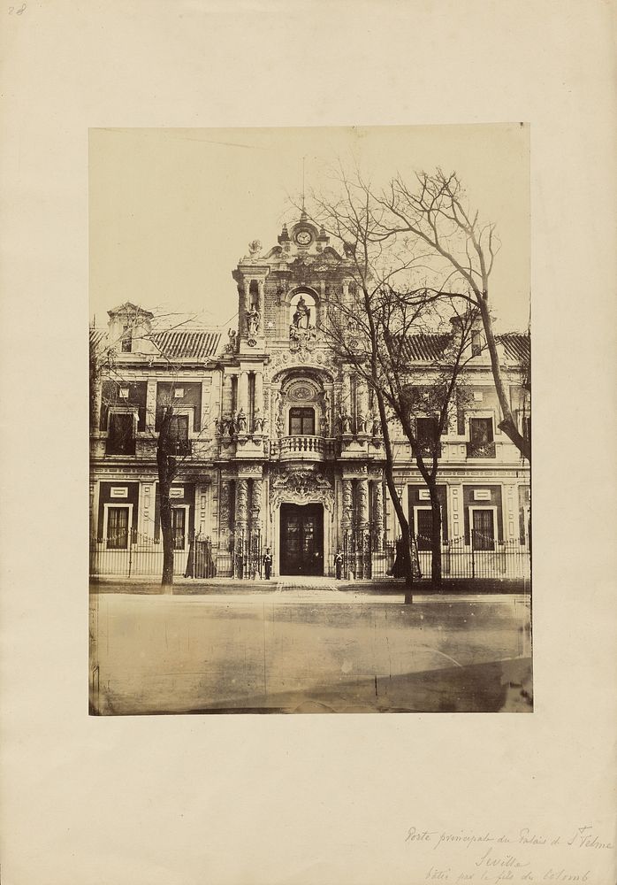 Palace of San Telmo, Seville, residence of the Duke of Montpensier by Luis Leon Masson