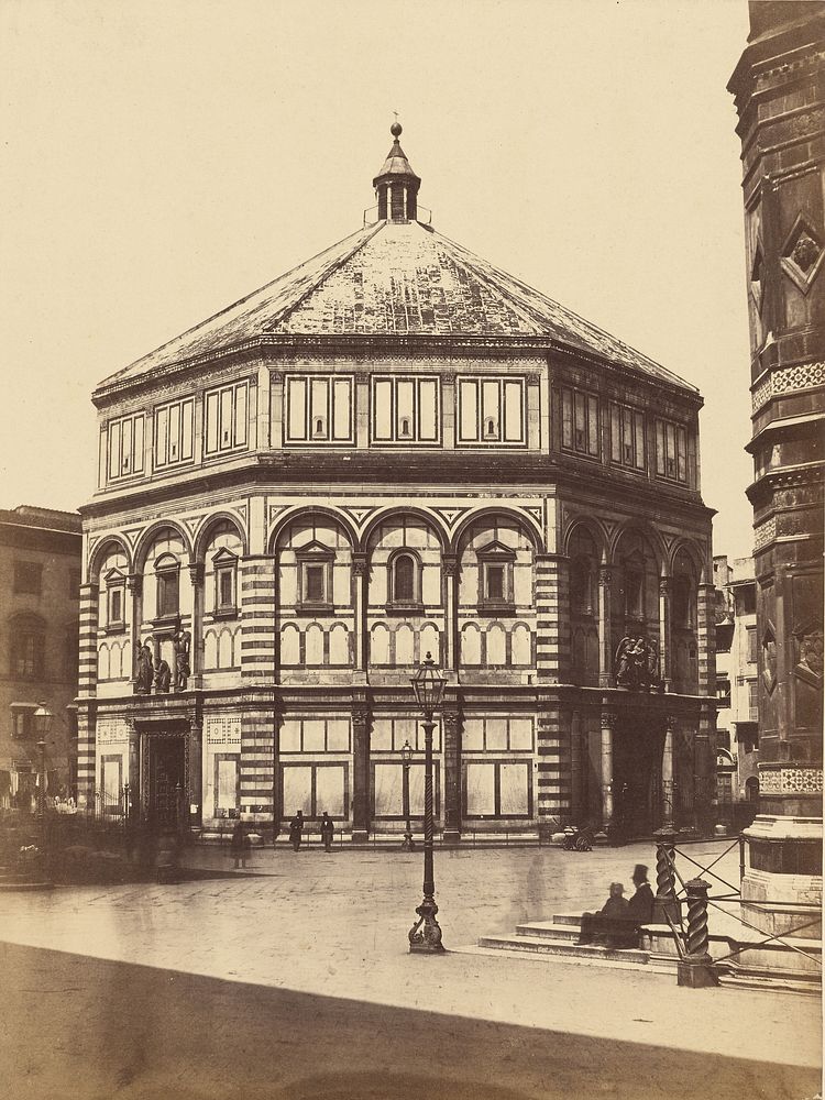 The Baptistery, Florence by Fratelli Alinari