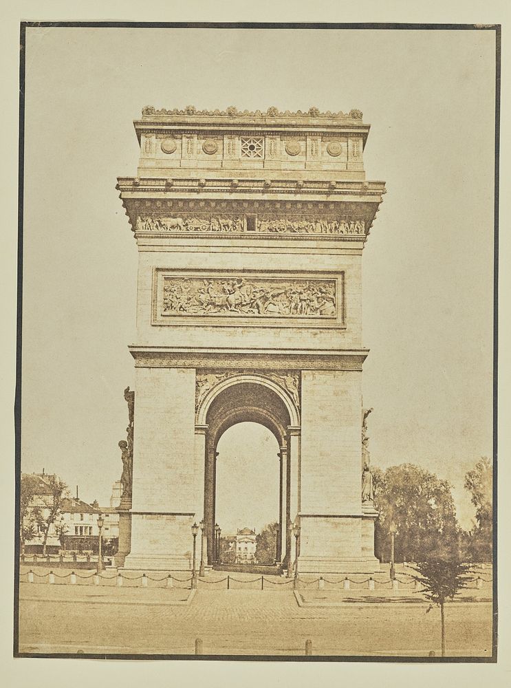 Arc de Triomphe de l'Étoile by Hippolyte Bayard