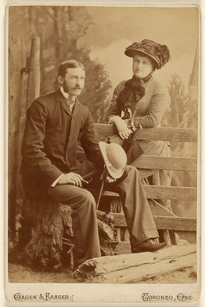 Portrait of a Canadian couple by Gagen and Fraser