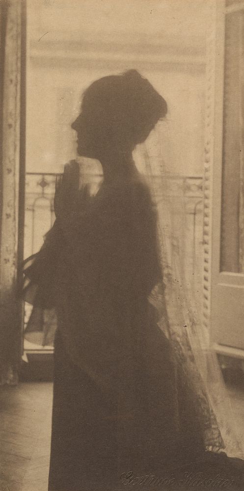 Silhouette of a Woman / A Maiden at Prayer by Gertrude Käsebier