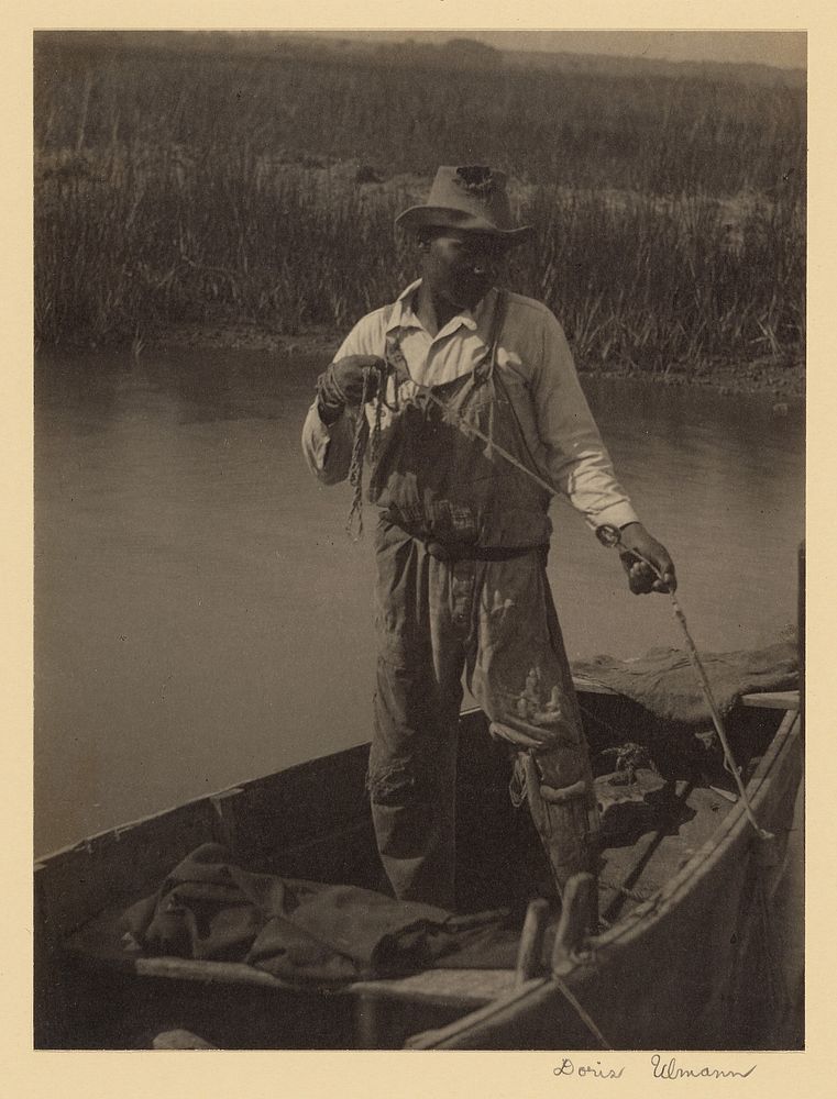 Fisherman with Wooden Leg, Near Brookgreen Plantation, Murrells Inlet, South Carolina by Doris Ulmann