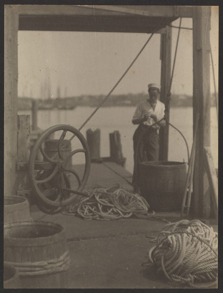 Sailor on Dock by Doris Ulmann