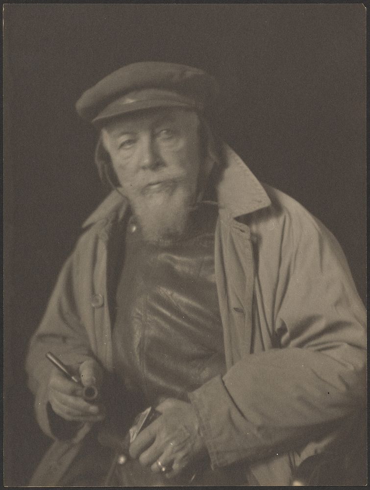 Bearded Man with Cap and Pipe (Probably an Old Sea Captain) by Doris Ulmann