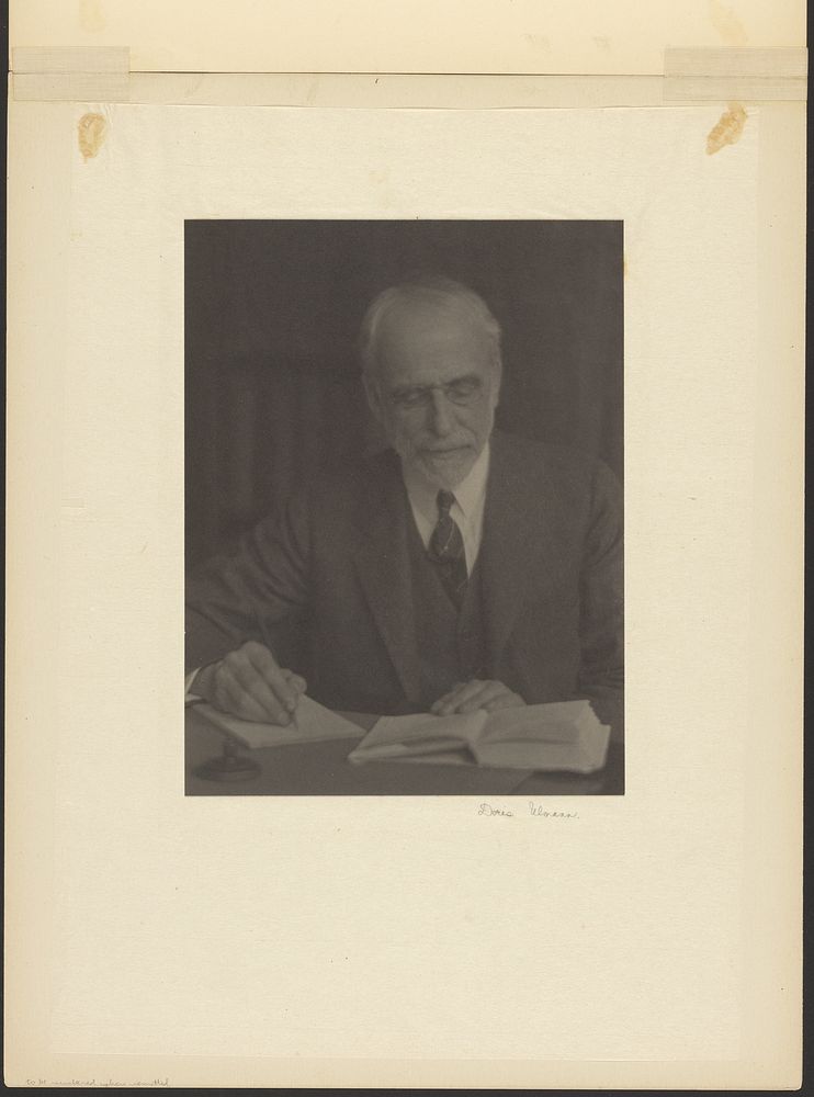 Lawrence F. Abbott, Editor of The Outlook by Doris Ulmann