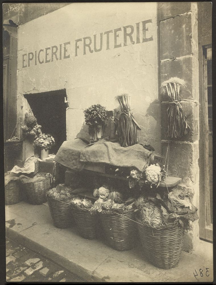 Epicerie-fruiterie by Eugène Atget and Berenice Abbott