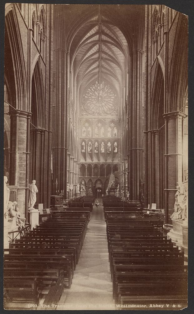 The Transept, from the North, Westminster Abbey