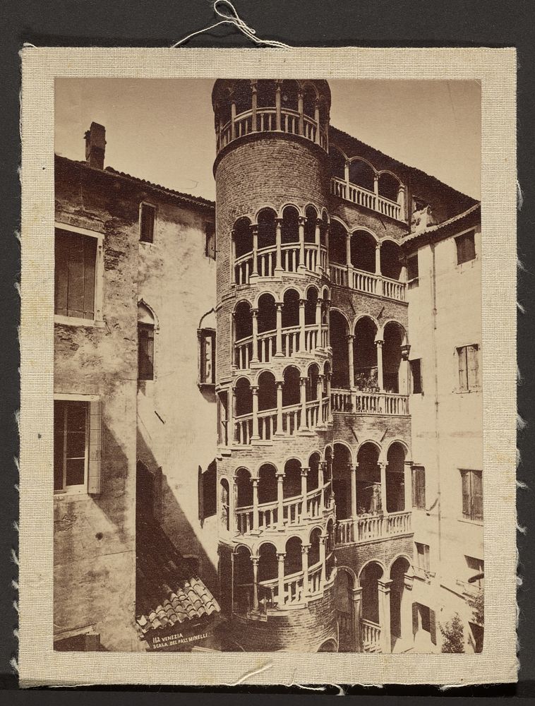 Venezia. Scala del Palazzo Minelli by Edmund L Ellis