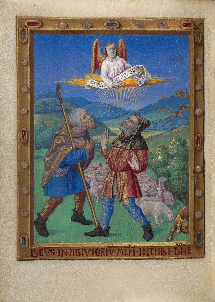 The Annunciation to the Shepherds by Georges Trubert