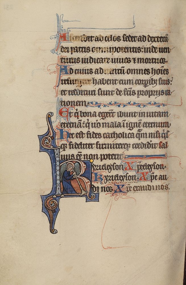 Initial K: An Angel Blowing a Trumpet by Bute Master