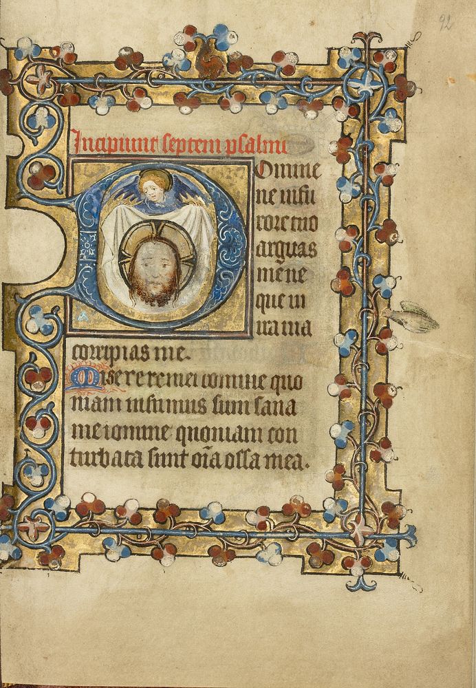 Initial D: An Angel Holding Up the Sudarium by Masters of Dirc van Delf