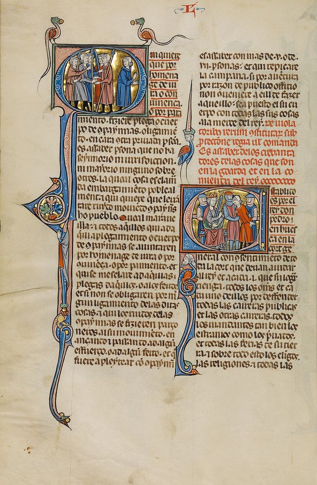 Initial Q: A Group of Men with Weapons and One Man Unarmed; Initial E: Two Soldiers Leading a Man before a King by Michael…