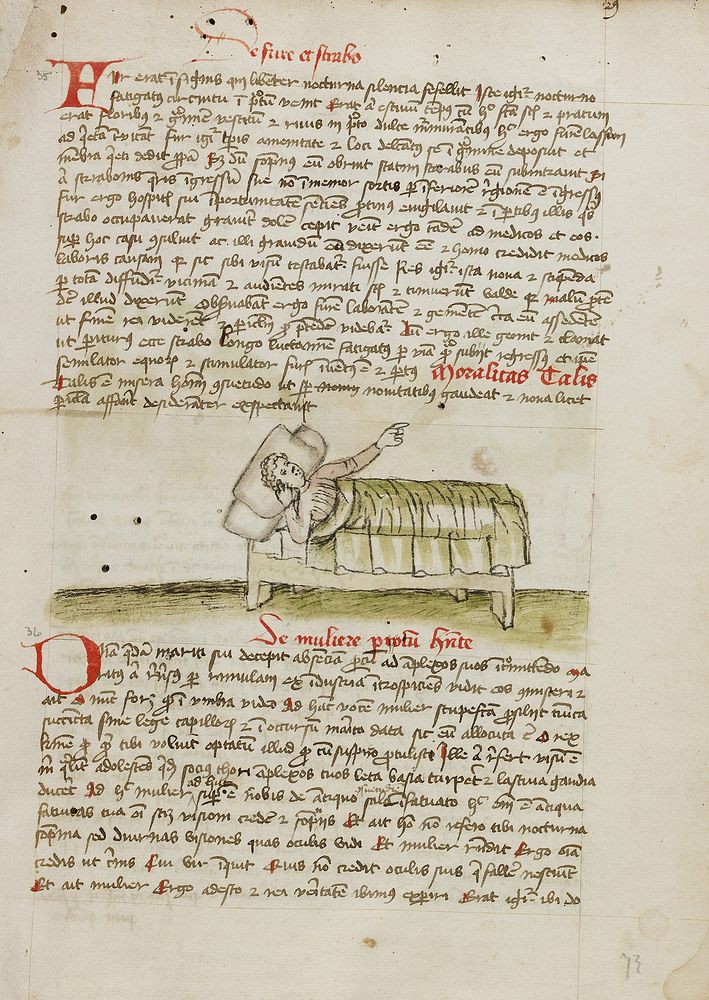 A Man in a Bed