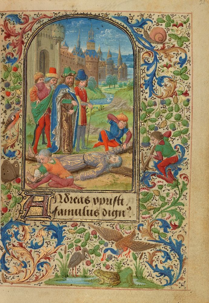 The Martyrdom of Saint Andrew by Lieven van Lathem