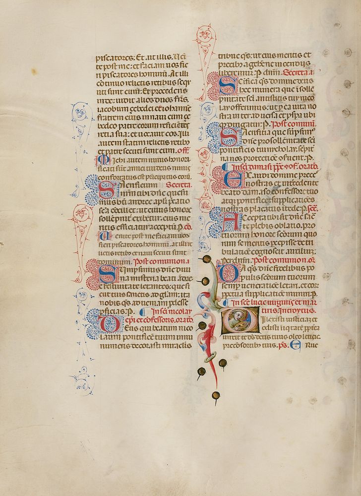 Initial D: Saint Lucy by Master of the Brussels Initials