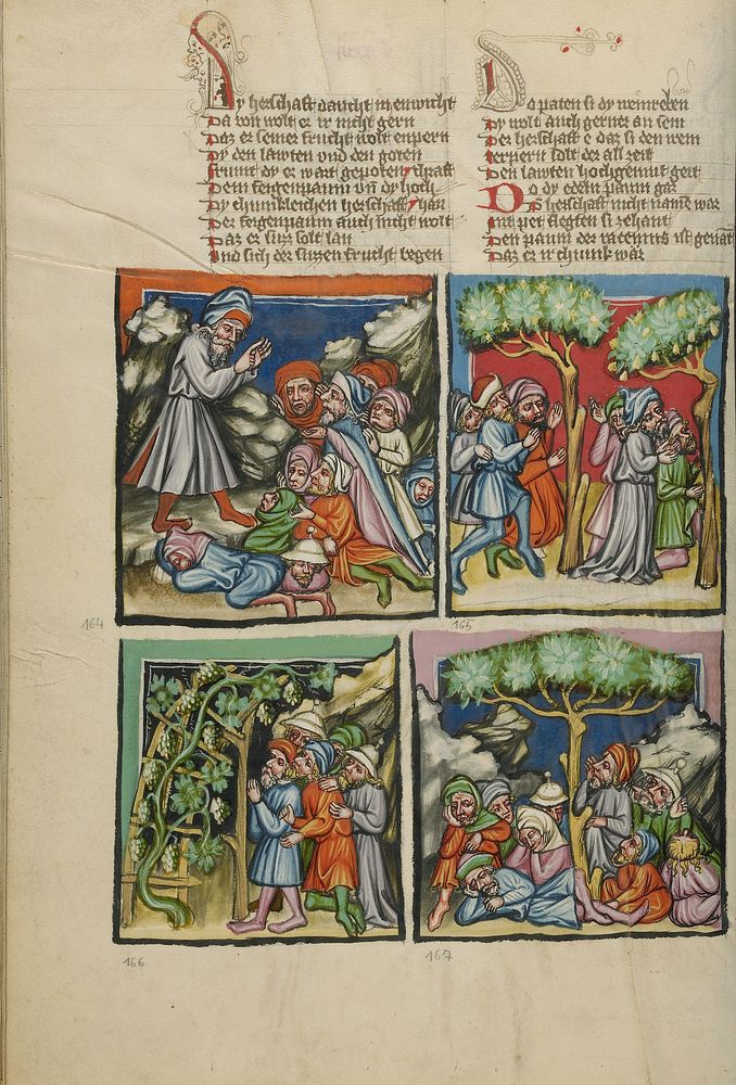 Abimelech Gathering Support; Jotham's Comparison; The Trees Choosing a King; Troops Laying Down under the Trees by Rudolf…