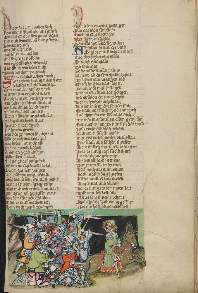 David's Army in Pursuit of Absalom by Rudolf von Ems