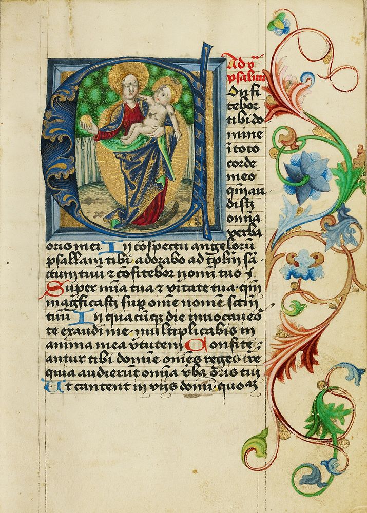 Initial C: The Virgin of the Immaculate Conception by Valentine Noh