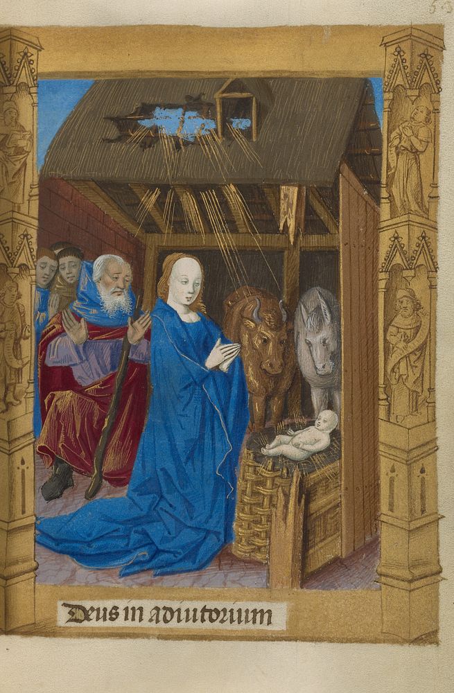 The Nativity by Master of Guillaume Lambert