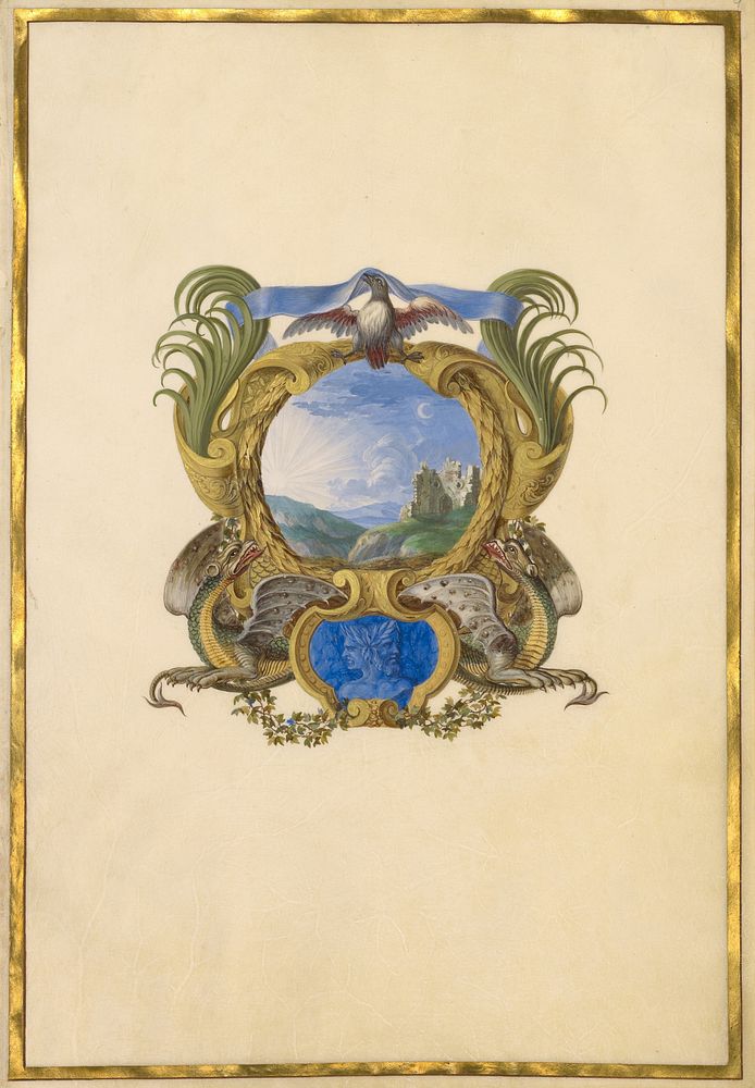 Escutcheon with a Castle by Jacques Bailly