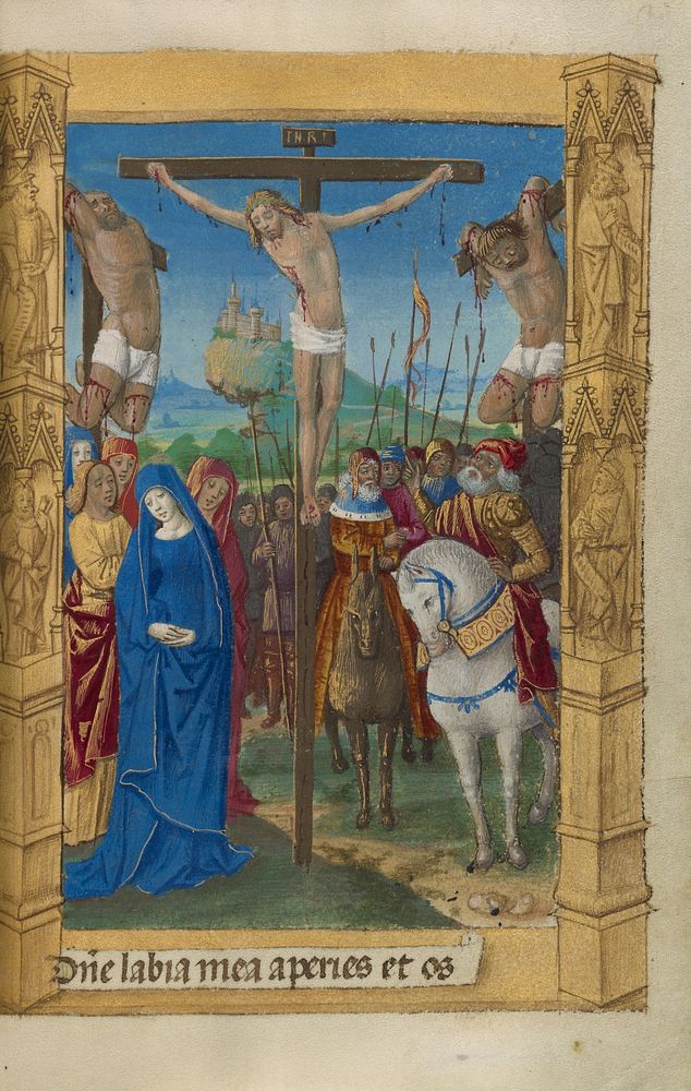The Crucifixion by Master of Guillaume Lambert